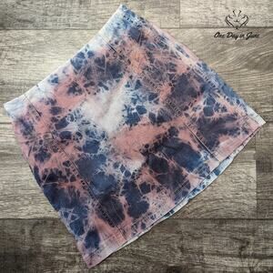 Wild Fable Tie Dye Denim Mini Skirt Size 2